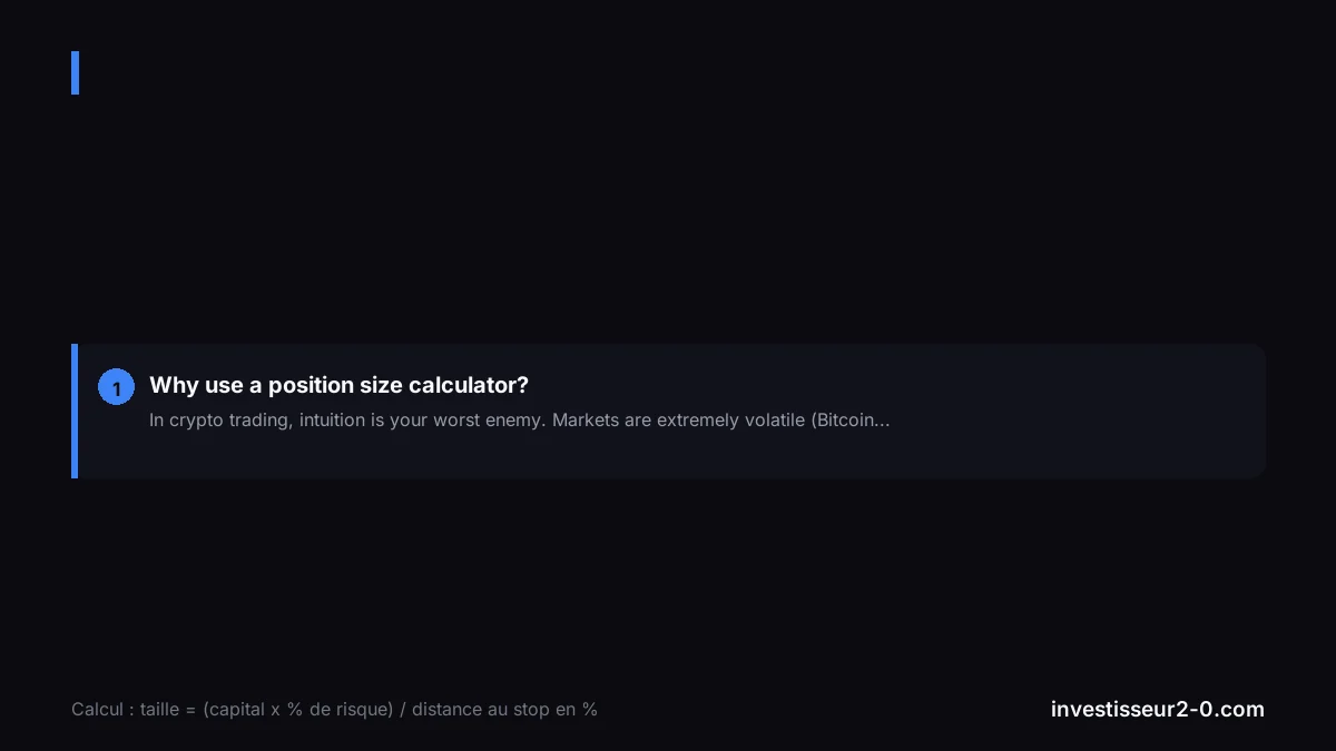 : Why use a position size calculator?.